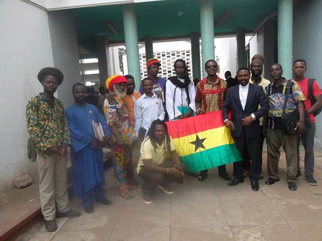 Picture shows some of our members supporters, friends and Lawyer Wayo Tetteh at the High Court Accra. 
