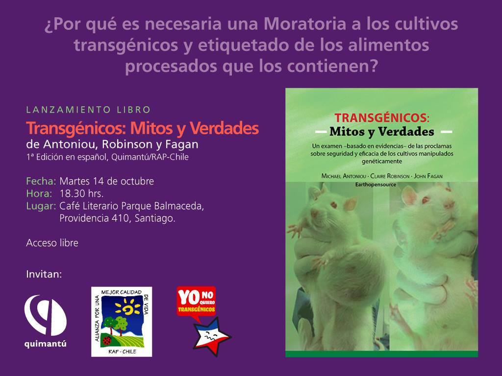 Lanzamiento en Chile del Libro "Transgénicos: Mitos y Verdades"