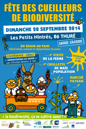 Fête des cueilleurs de biodiversité du 28 septembre 2014 (Thuré-86)