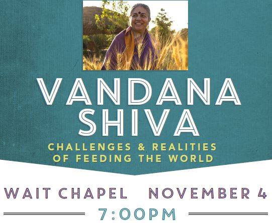 Keynote: Vandana Shiva – Challenges & Realities of Feeding the World