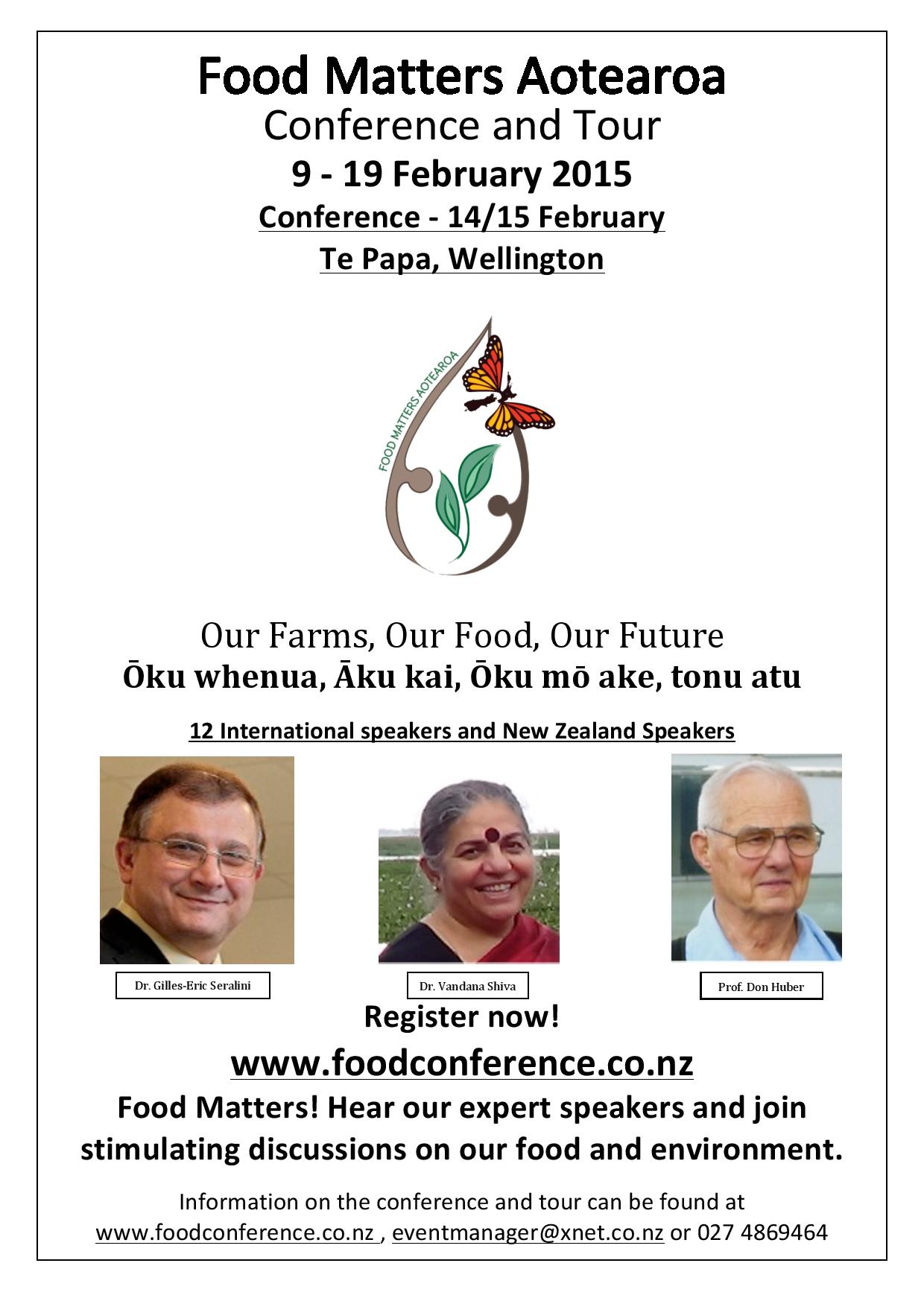 Food Matters Aotearoa Conference and Tour