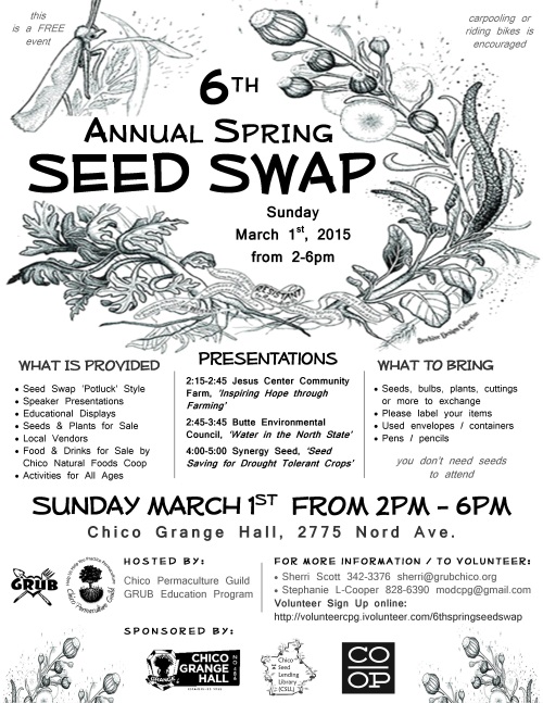 6TH ANNUAL SPRING SEED SWAP