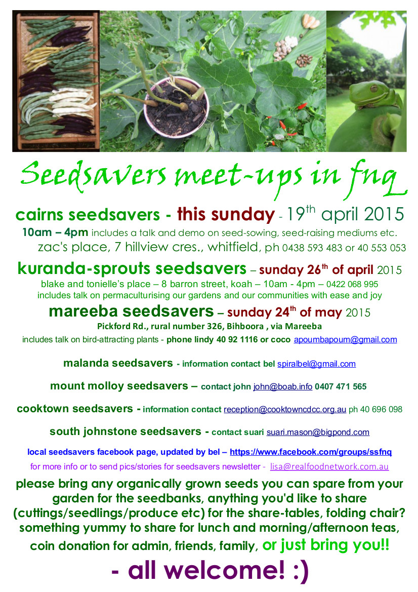 Seed Savers Meetups in fng