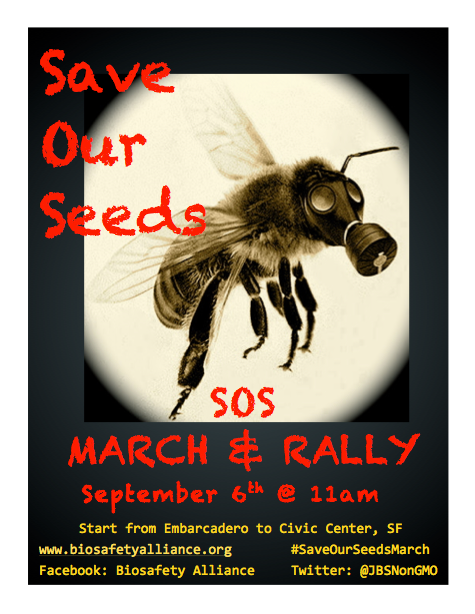 SOS Save Our Seeds March & Rally