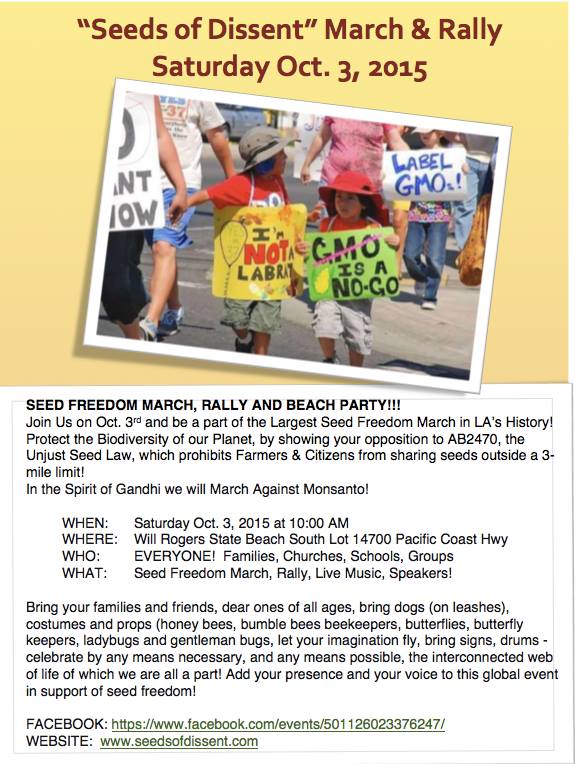 Seeds of Dissent March
