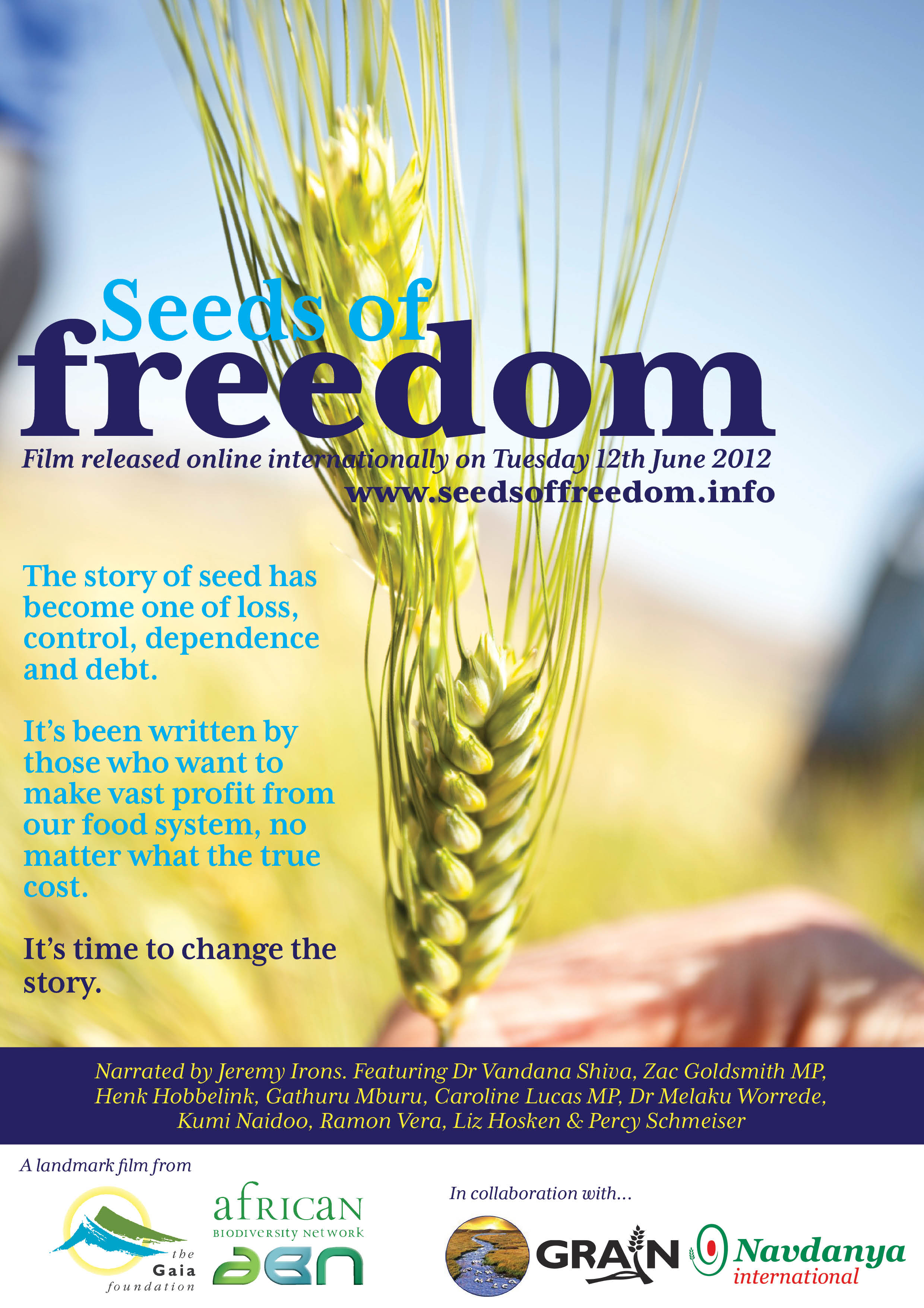 AGRA Watch Film Screening: "Seeds of Freedom"