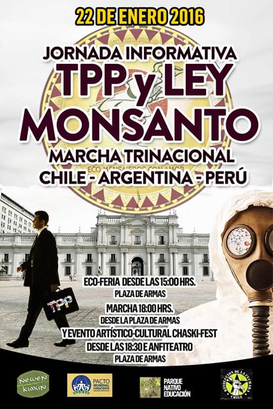 NO AL TPP! Marcha trinacional