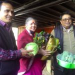 Meeting with farmers in Arunachal Pradesh for Annaswaraj (Food Sovereignty)