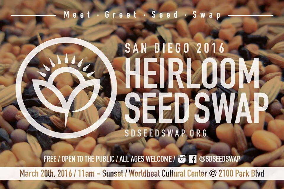 1st Annual San Diego Heirloom Seed Swap