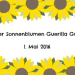 Internationaler Sonnenblumen Guerilla Gardening Tag am 1. Mai 2016