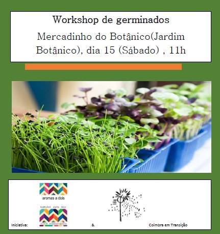 Oficina de germinados - o uso de sementes na culinária
