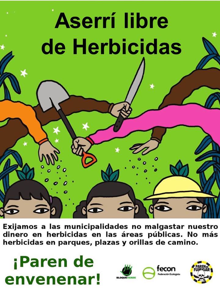 Aserrí cantón libre de herbicidas