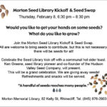 Morton Seed Library Kickoff & Seed Swap
