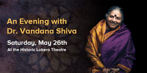 An Evening with Dr. Vandana Shiva