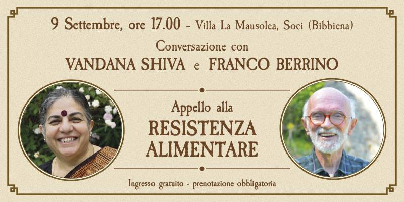 Conversazione con Vandana Shiva e Franco Berrino