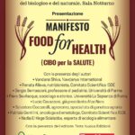 Italian edition of “Food for Health” Manifesto launched in Bologna