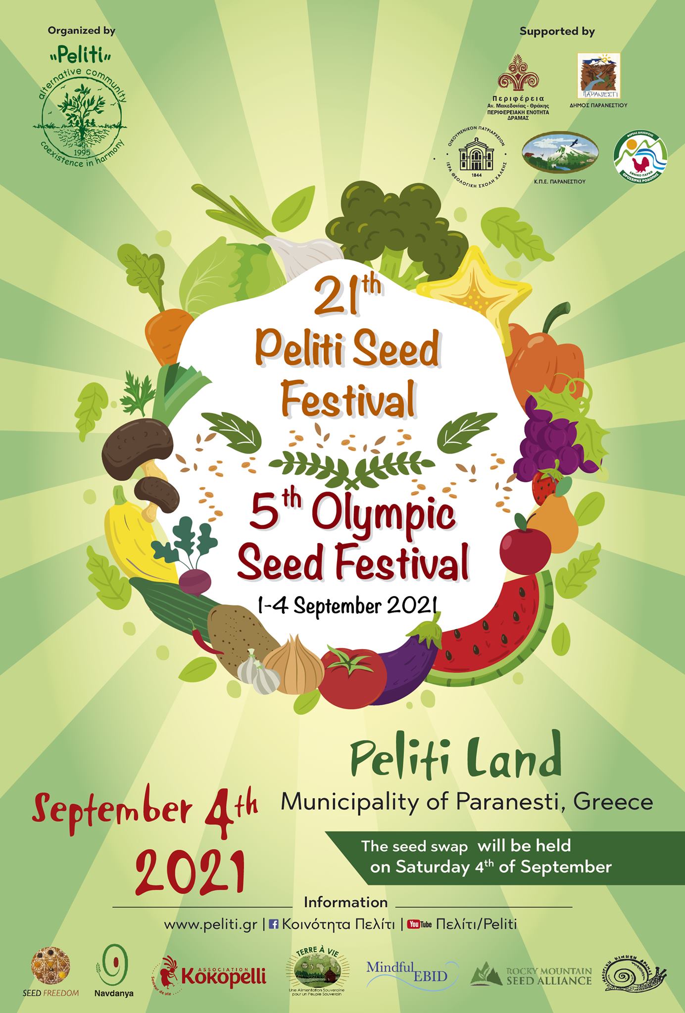 Peliti & Olympic Seed Freedom Festival 2021