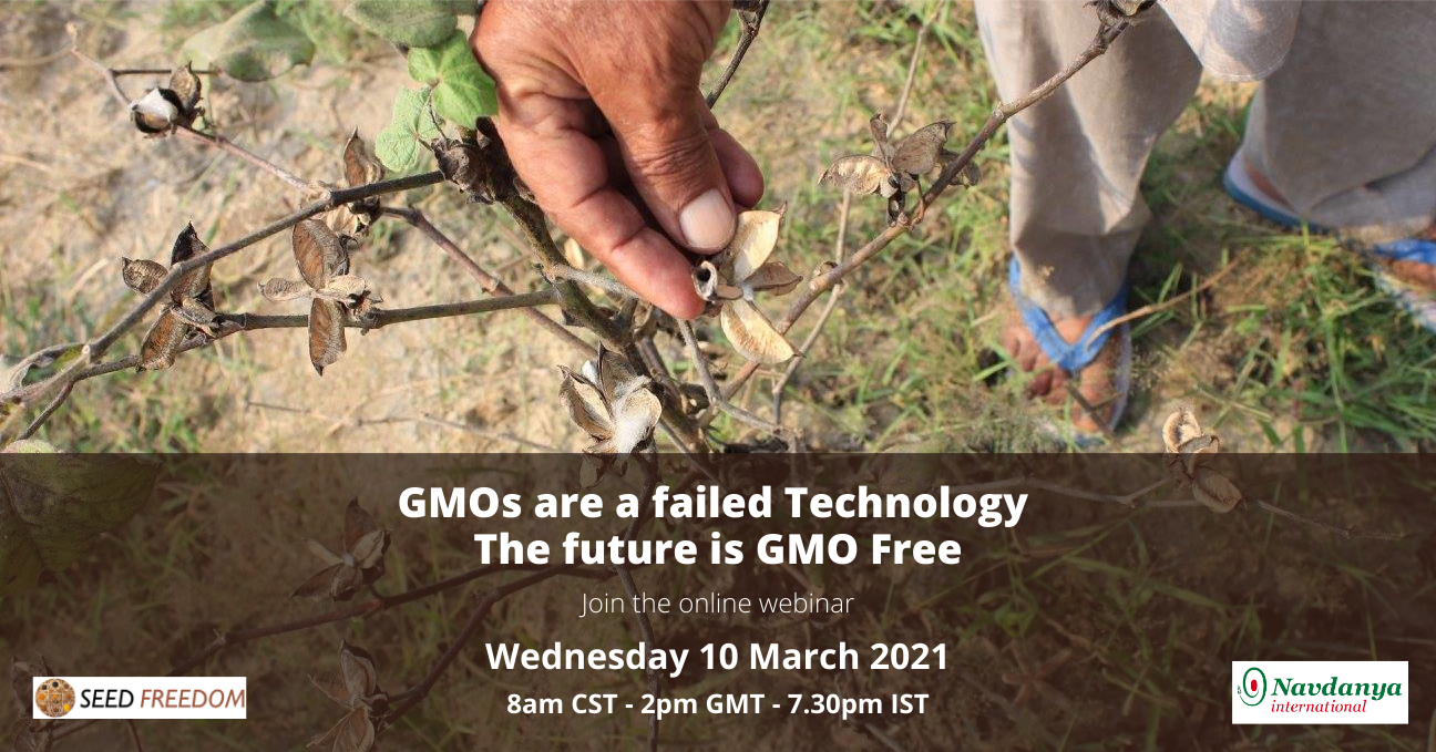 GMOs are a failed Technology. The future is GMO Free