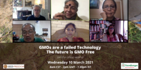 Webinar ‘GMOs are a failed Technology. The future is GMO-Free’ – Highlights